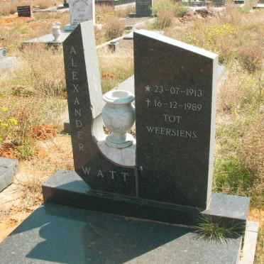 WATT Alexander 1913-1989