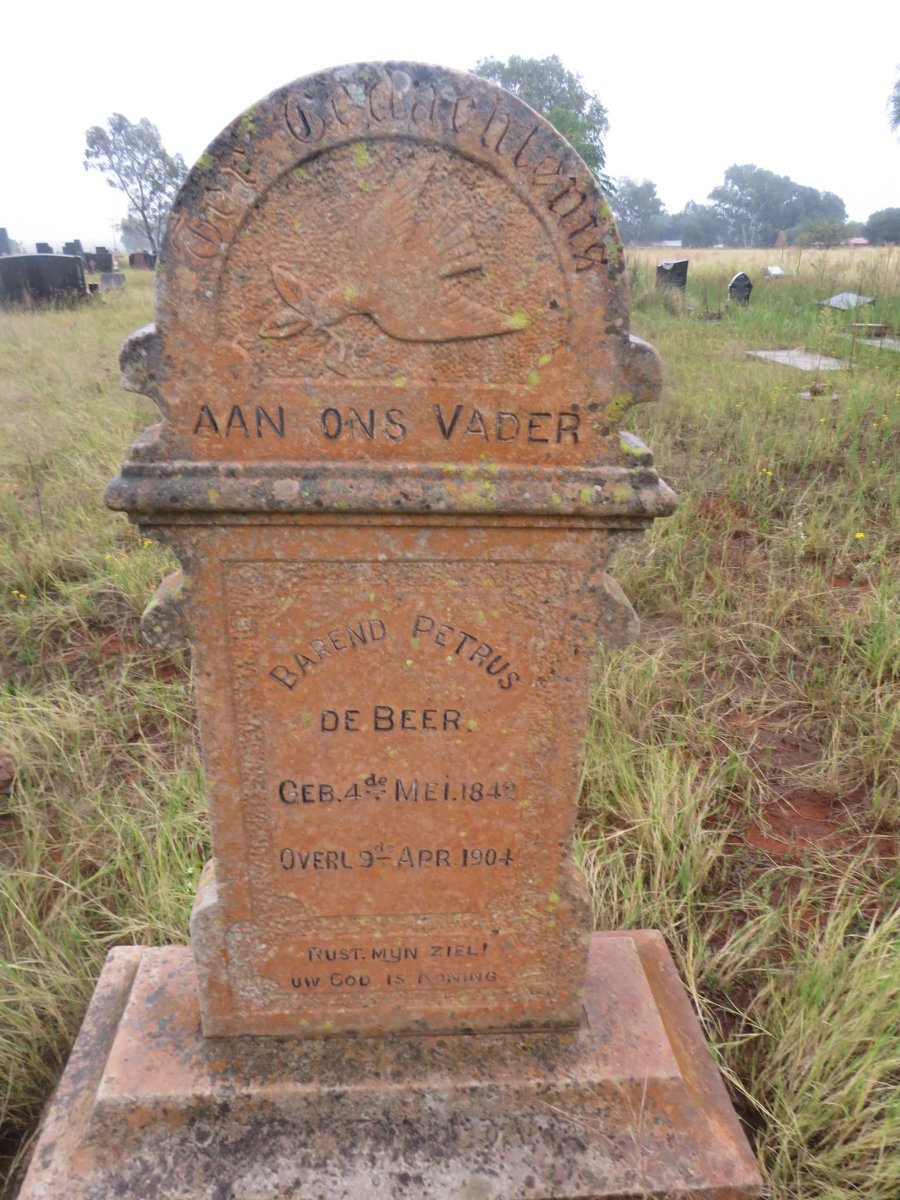 BEER Barend Petrus, de 1842-1904