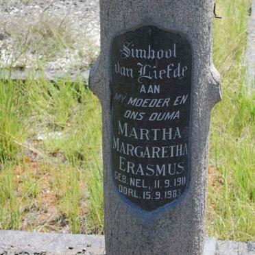 ERASMUS Martha Margaretha nee NEL 1911-1983