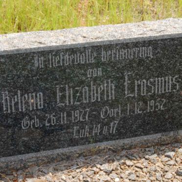 ERASMUS Helena Elizabeth 1927-1952