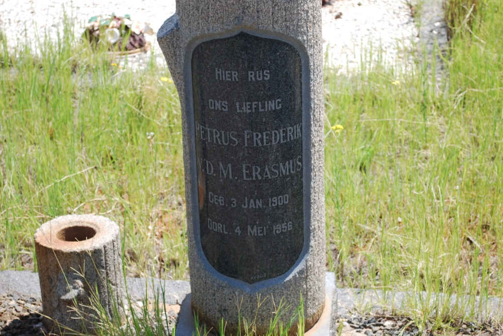 ERASMUS Petrus Frederik 1900-1956