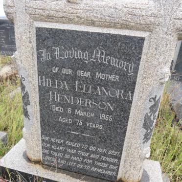 HENDERSON Hilda Ellanora -1955