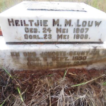 LOUW Heiltjie M.M. 1907-1908 :: LOUW 1930-1936