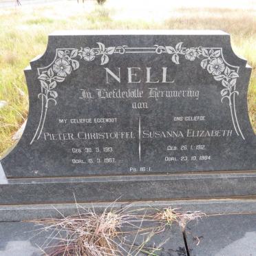 NELL Pieter Christoffel 1913-1967 &amp; Susanna Elizabeth 1912-1984