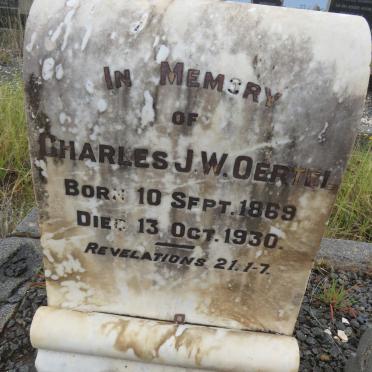 OERTEL Charles J.W. 1869-1930