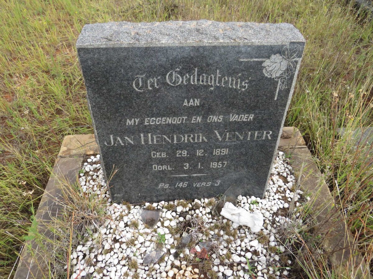 VENTER Jan Hendrik 1891-1957