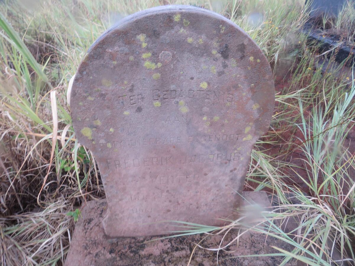 VENTER Frederik Jacobus 1853-1935