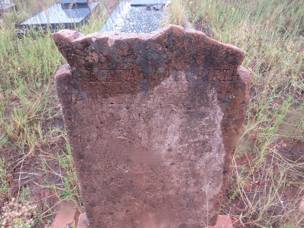 WALT Aleta Margrietha, van der nee VAN JAARSVELD 1896-1929