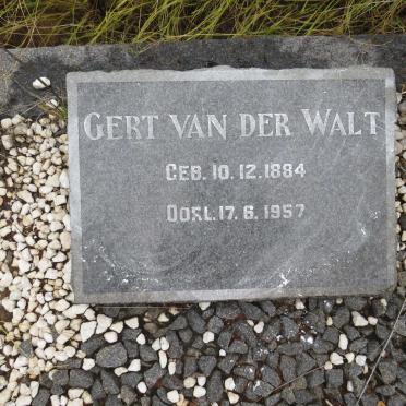 WALT Gert, van der 1884-1957