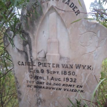 WYK Carel Pieter, van 1850-1932