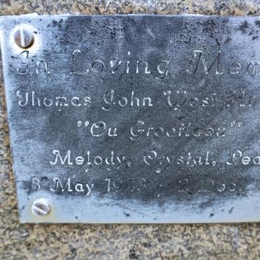 HOLLAND Thomas John West 1943-1998