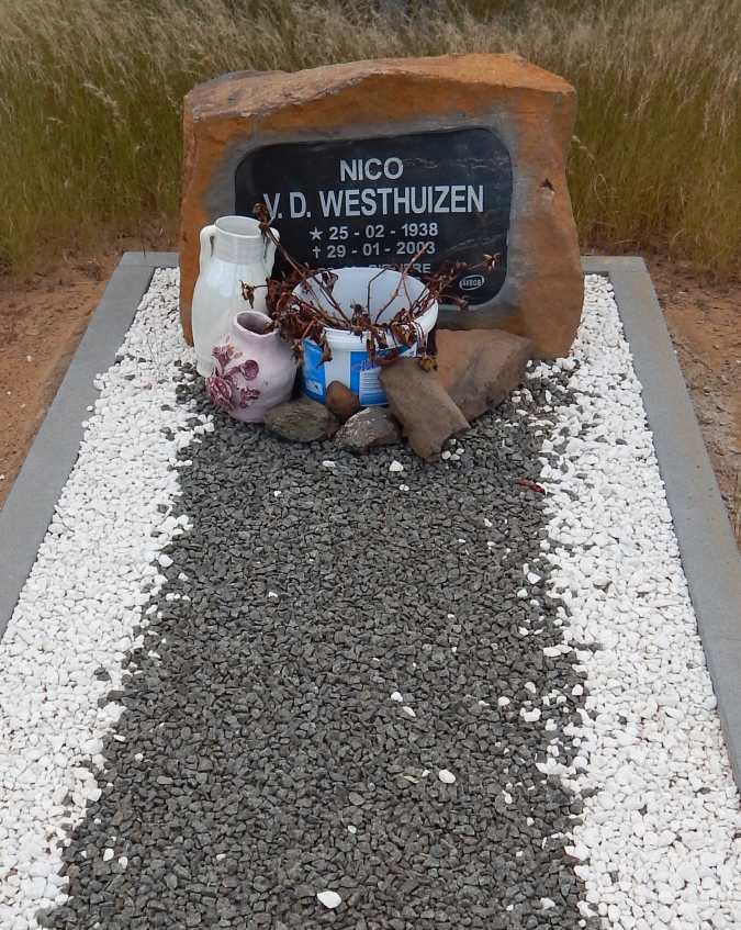 WESTHUIZEN Nico, v.d. 1938-2003