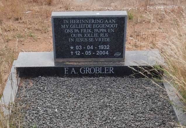 GROBLER F.A. 1932-2004