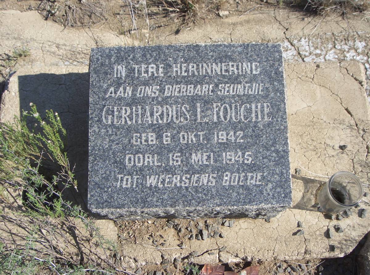 FOUCHE Gerhardus L. 1942-1945
