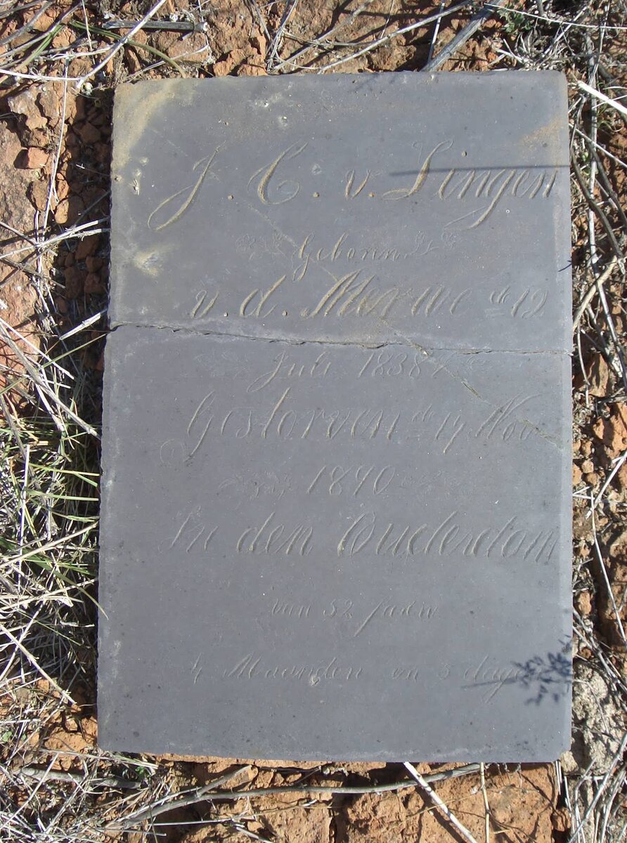 LINGEN J.C., van nee V.D. MERWE 1838-1890