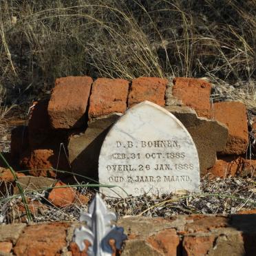 BOHNEN D.B. 1885-1888