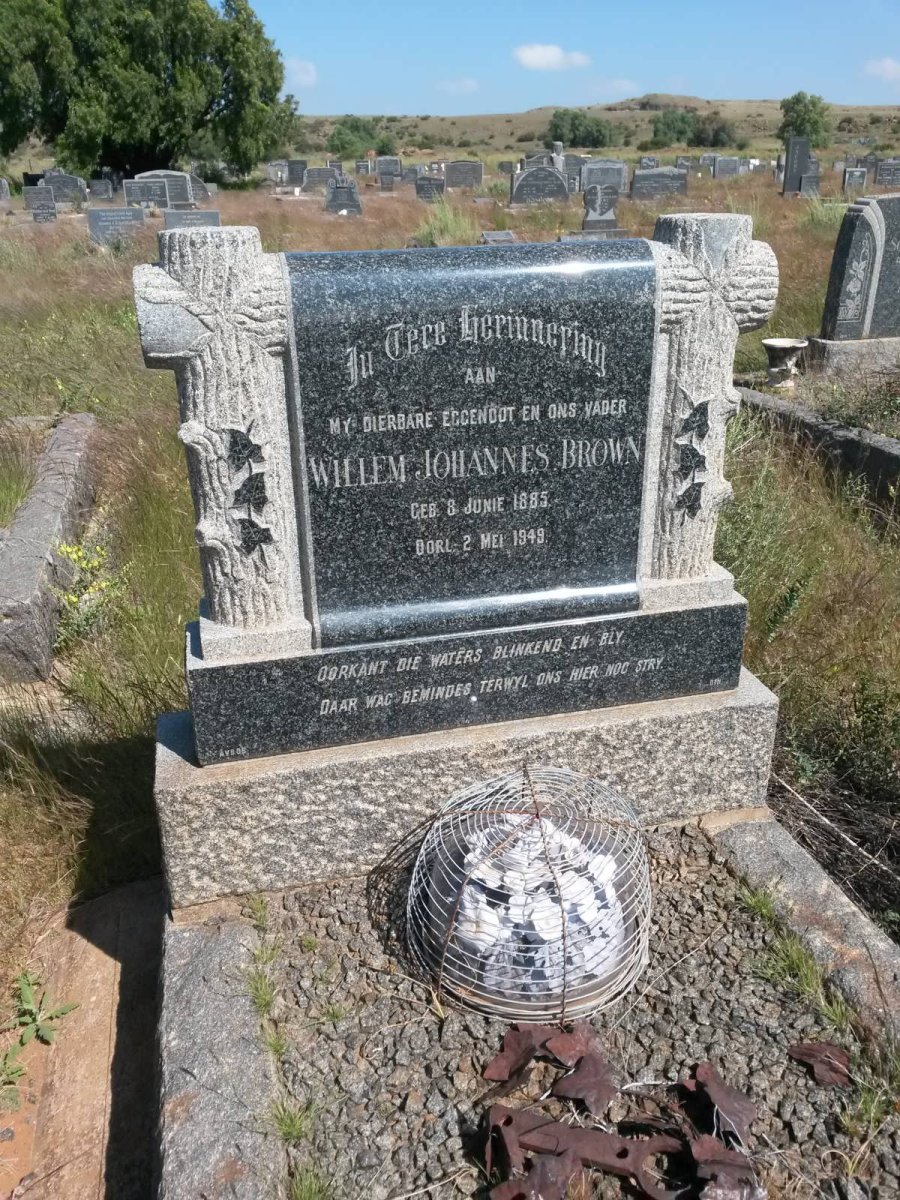 BROWN Willem Johannes 1885-1949