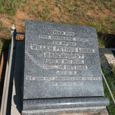 BADENHORST Willem Petrus Lubbe 1926-1943