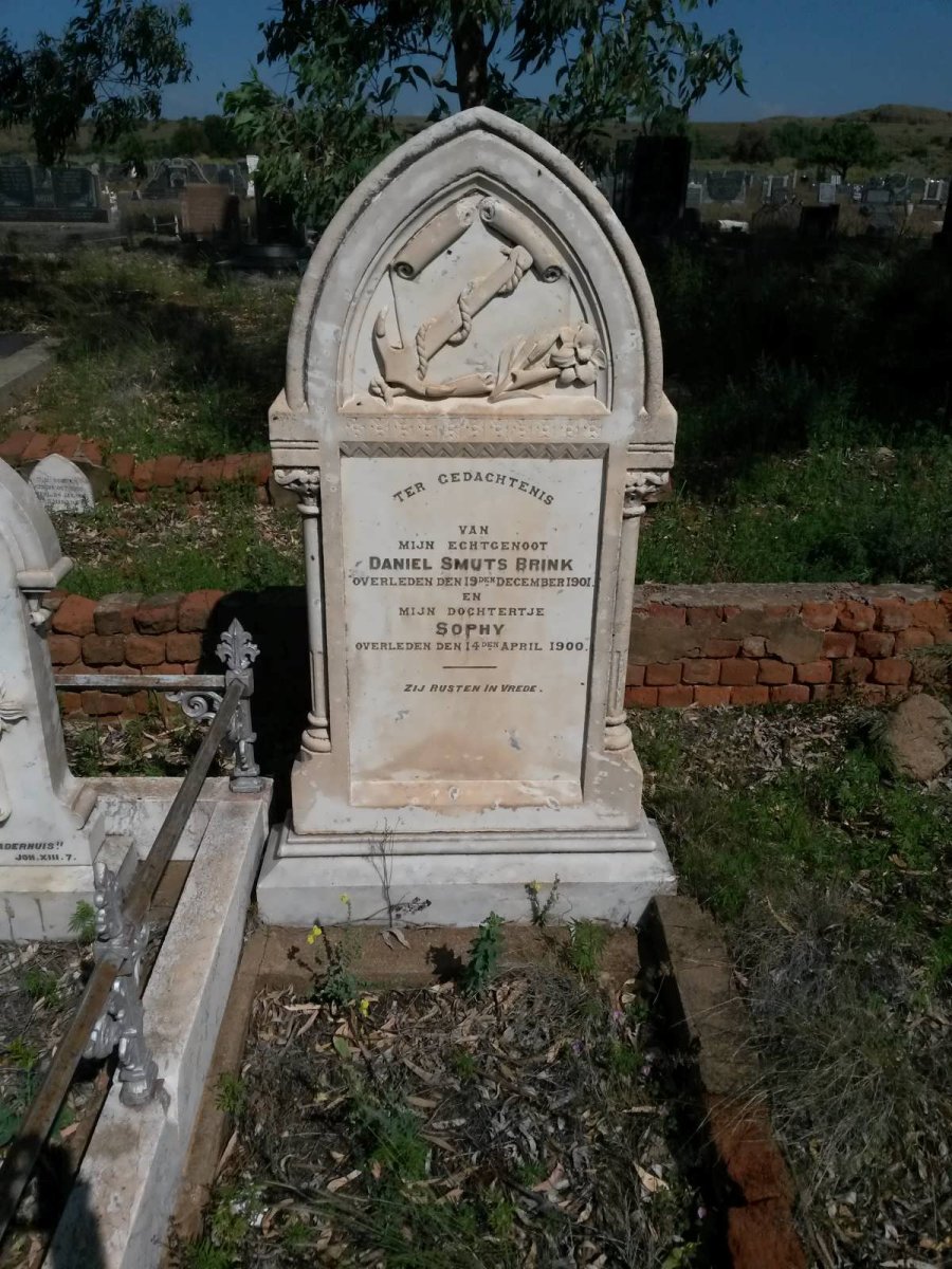BRINK Daniel Smuts -1901 :: BRINK Sophy -1900