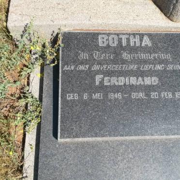 BOTHA Ferdinand 1946-1960