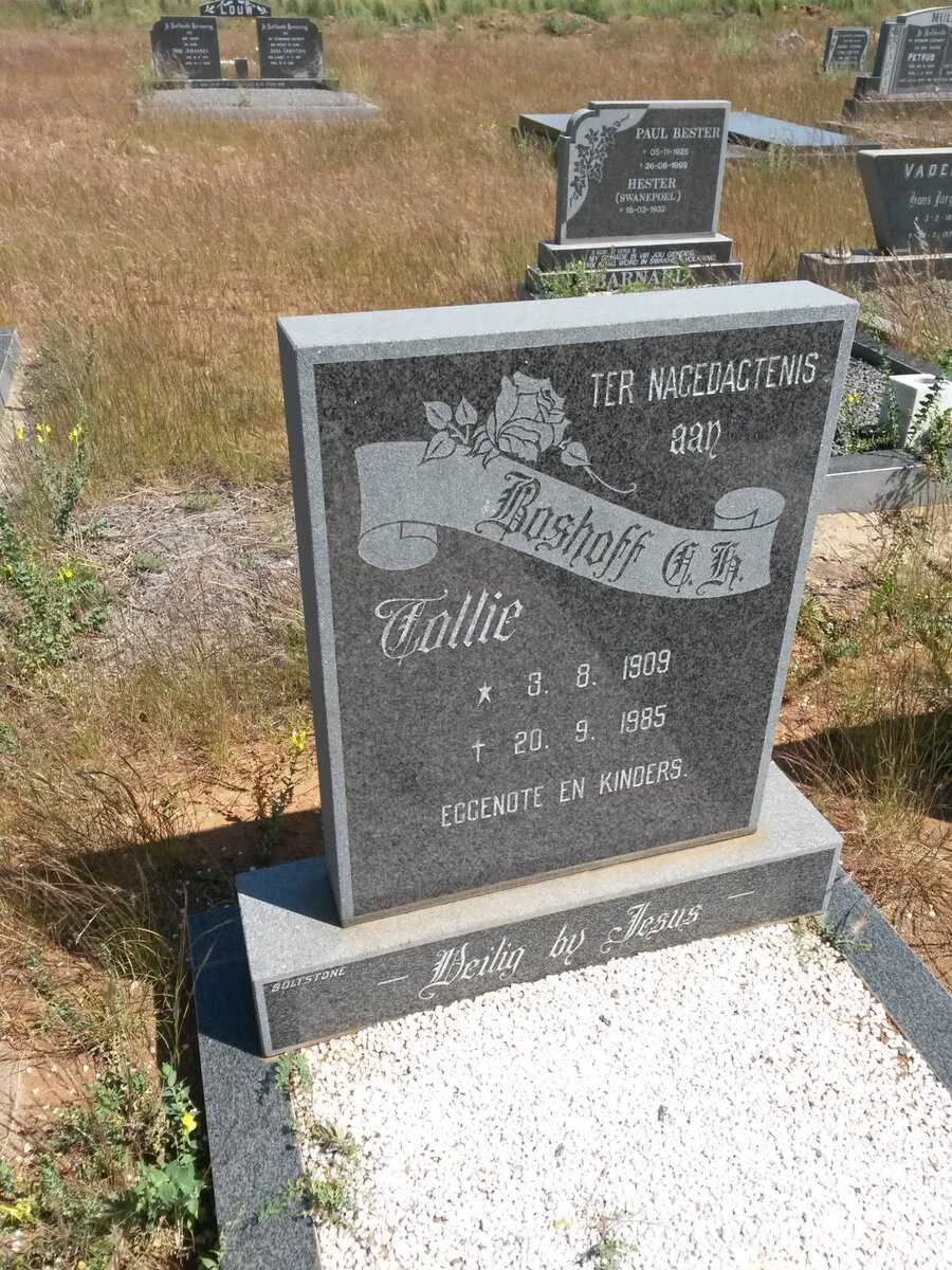 BOSHOFF F.H. 1909-1985