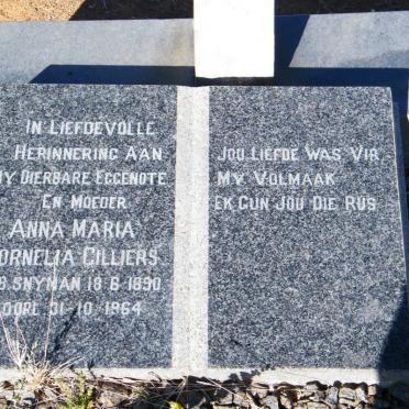 CILLIERS Anna Maria Cornelia nee SNYMAN 1890-1964