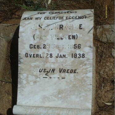 CRONJE J.S.E. nee VILJOEN 1856-1938