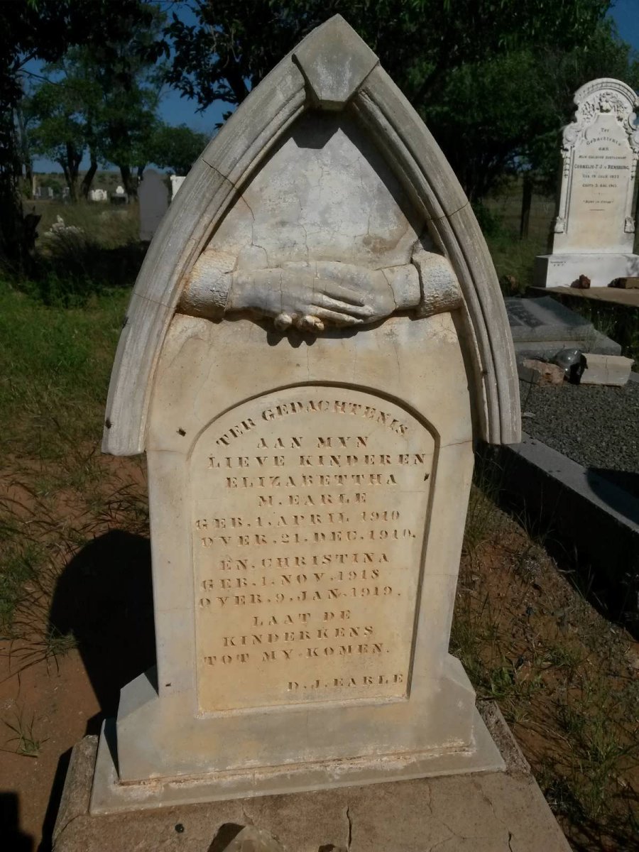 EARLE Elizabettha M. 1910-1910 :: EARLE Christina 1918-1919