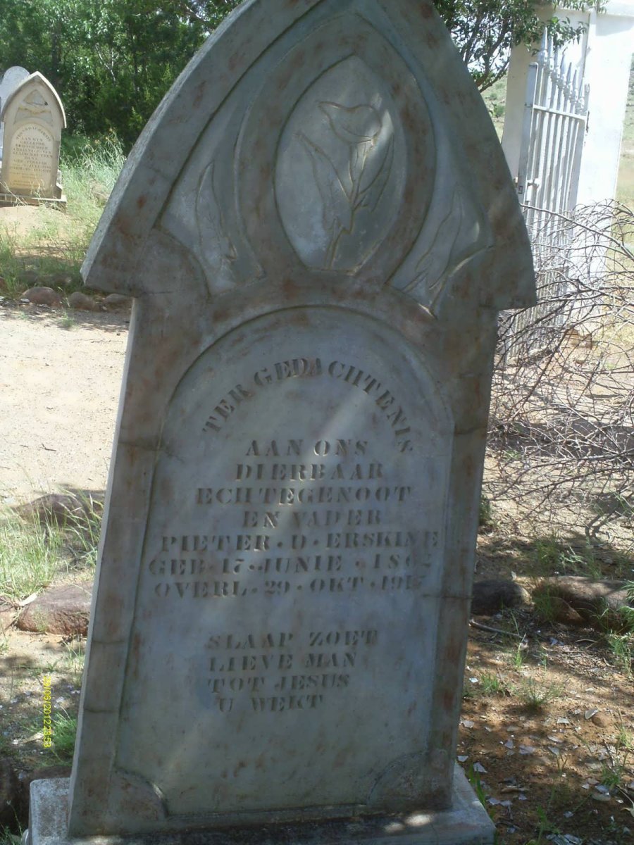 ERSKINE Pieter D. 1862-1917