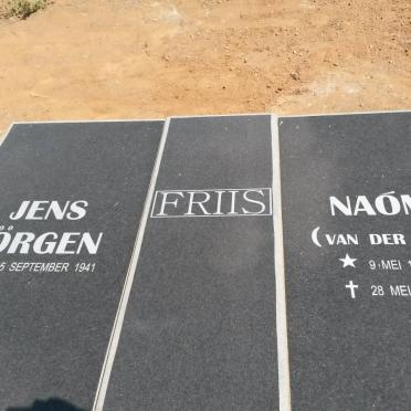 FRIIS Jens Jorgen 1941- &amp; Naomi VAN DER WALT 1937-2009