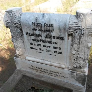 HEERDEN Hendrik Jacobus, van 1860-1928