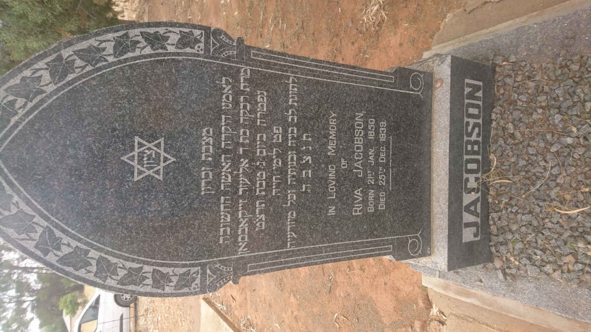 JACOBSON Riva 1850-1939