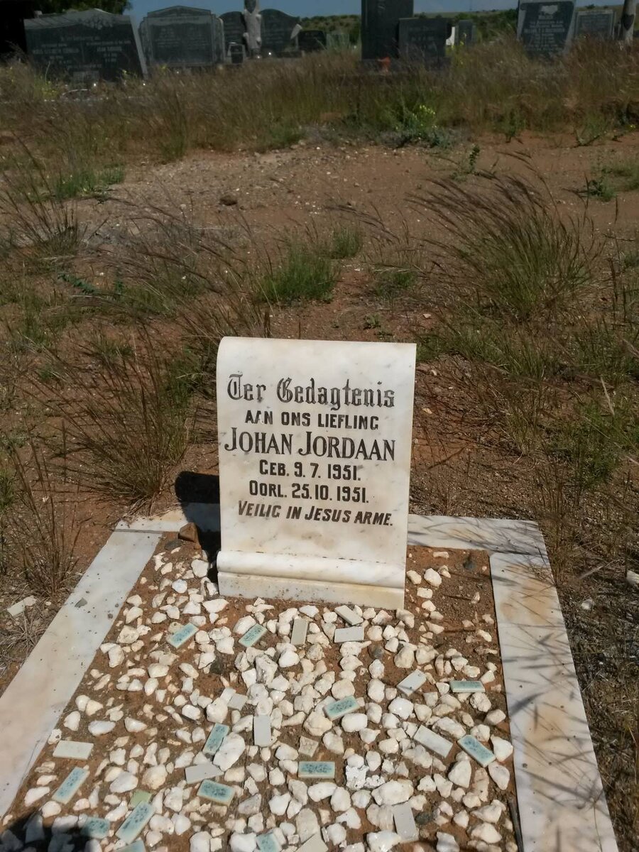 JORDAAN Johan 1951-1951