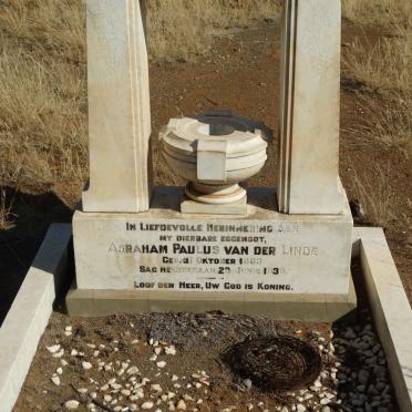 LINDE Abraham Paulus, van der 1903-1936