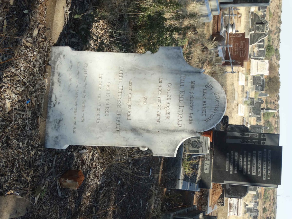 LEOPOLD Paul Emil -1881 :: LEOPOLD Corrie Therese -1882