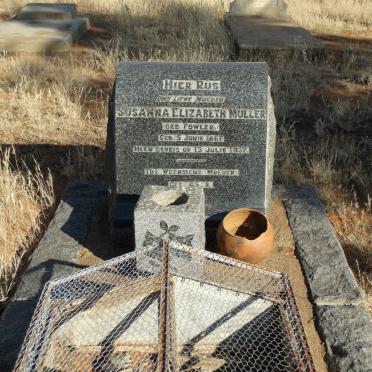 MULLER Susanna Elizabeth nee FOWLER 1867-1937