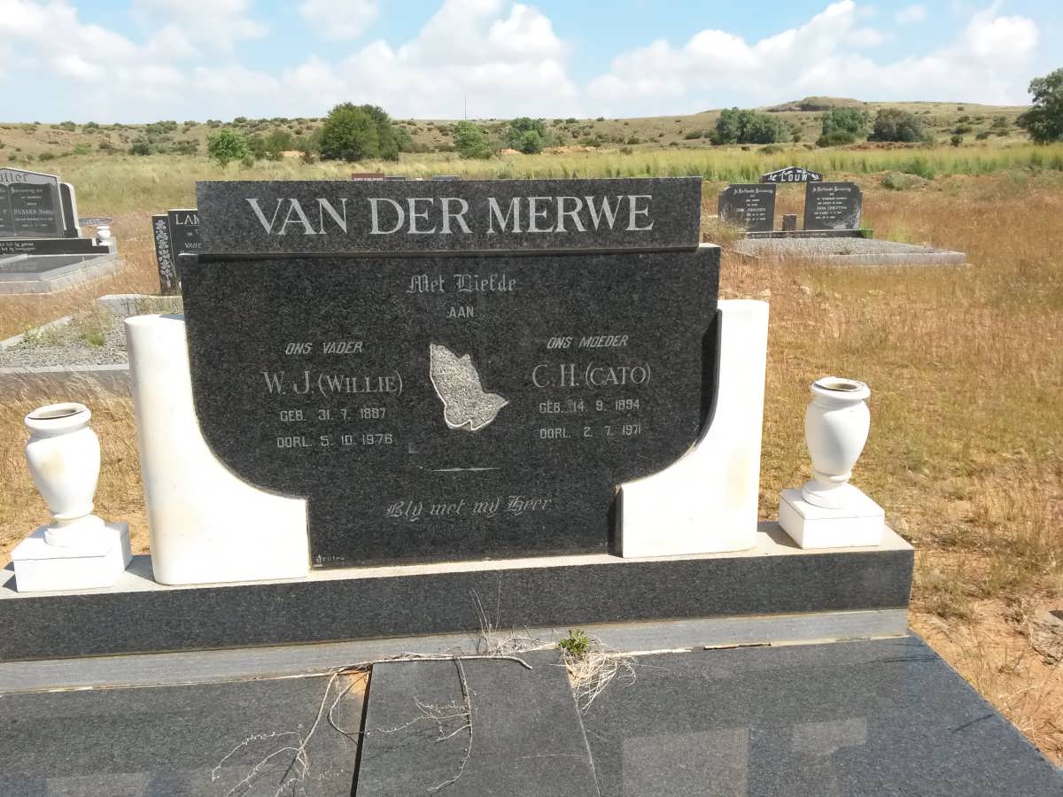 MERWE W.J., van der 1887-1976 &amp; C.H. 1894-1971