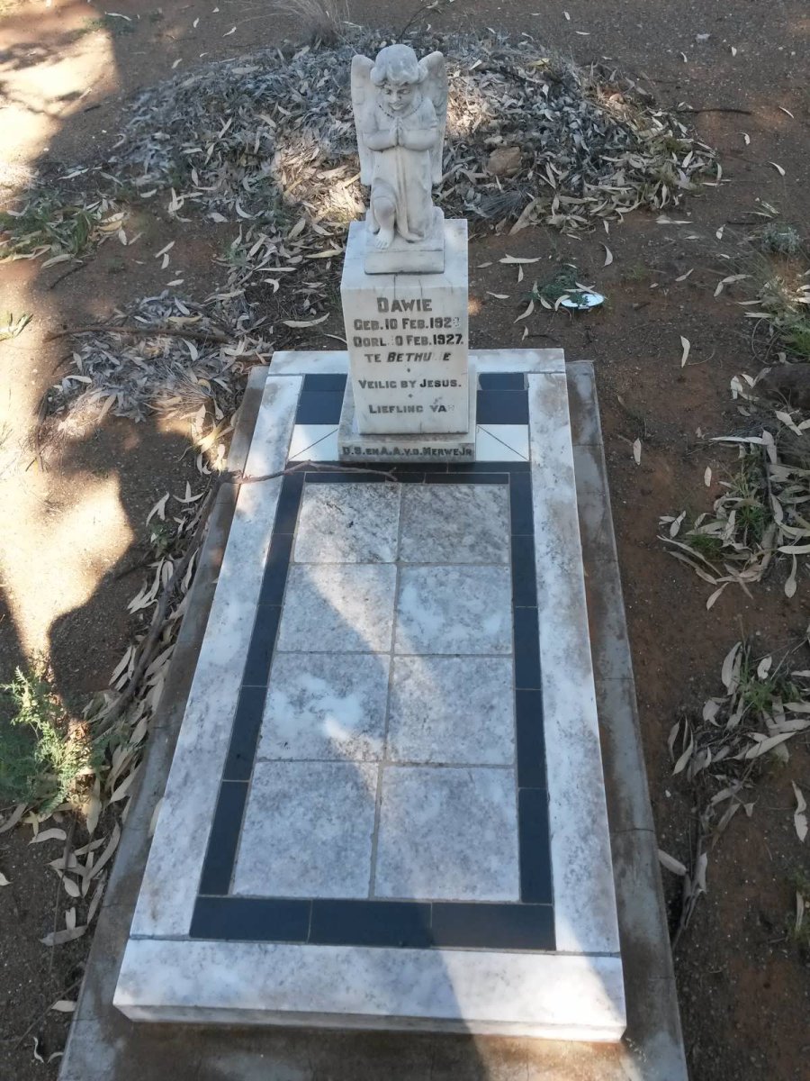 MERWE Dawie, v.d. 1920-1927