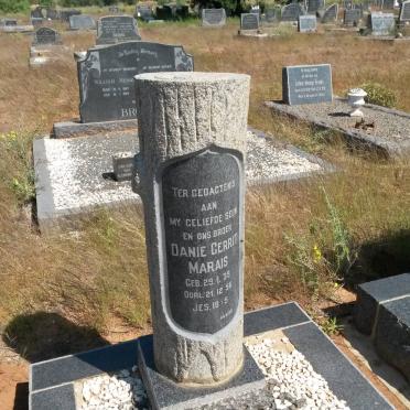 MARAIS Danie Gerrit 1935-1956
