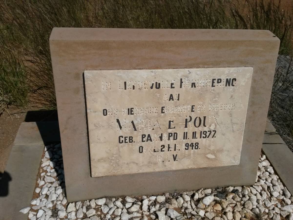 ROUX Maria nee BARNARD 1877-1948