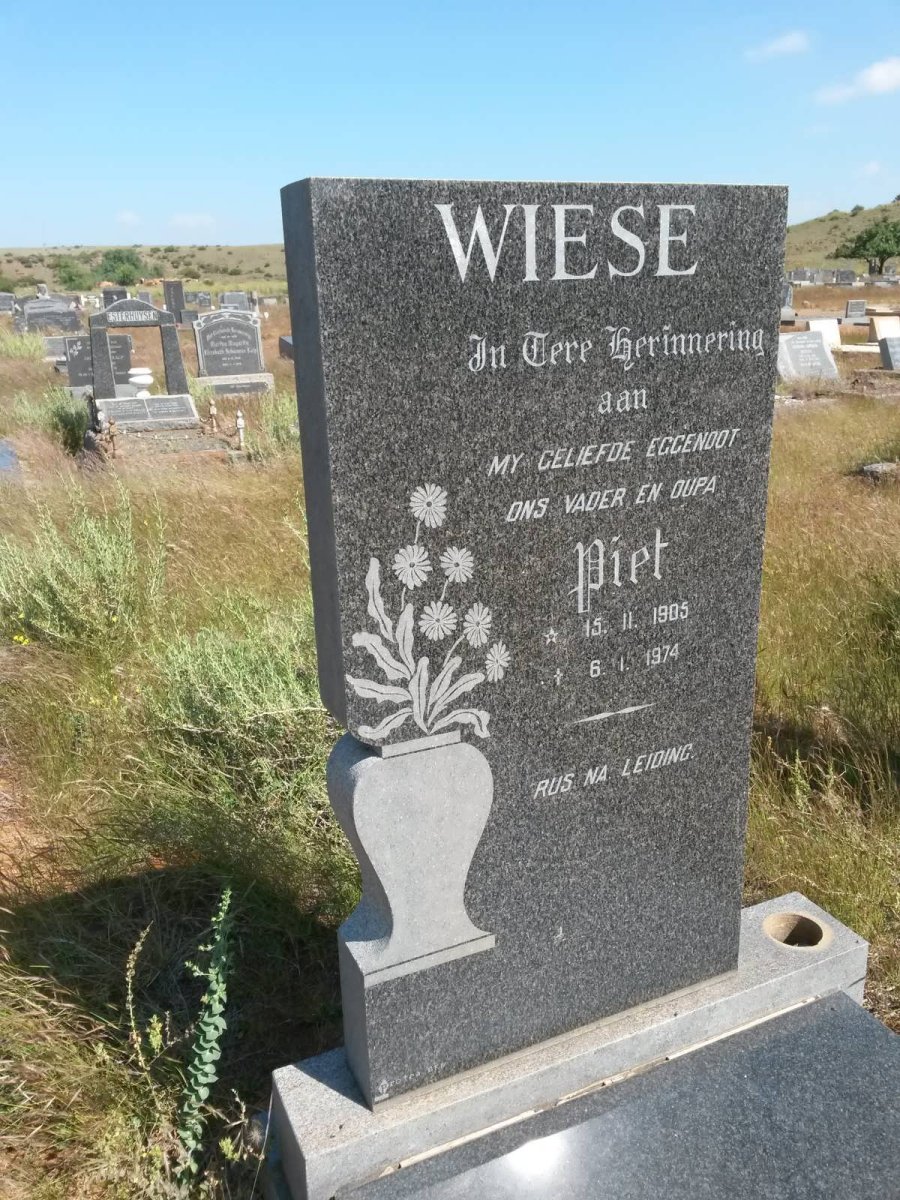 WIESE Piet 1905-1974