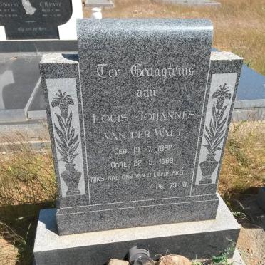 WALT Louis Johannes, van der 1892-1968