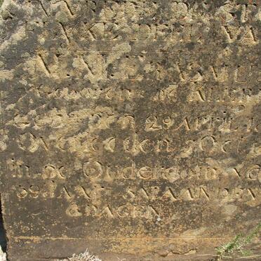 Free State, REDDERSBURG district, Kapokfontein 7, farm cemetery