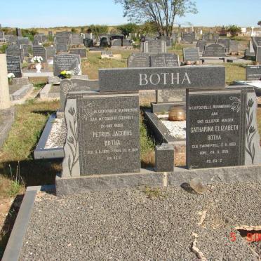 BOTHA Petrus Jacobus 1880-1964 &amp; Catharina Elizabeth SWANEPOEL 1903-1975