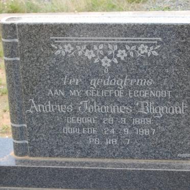 BLIGNAUT Andries Johannes 1889-1987