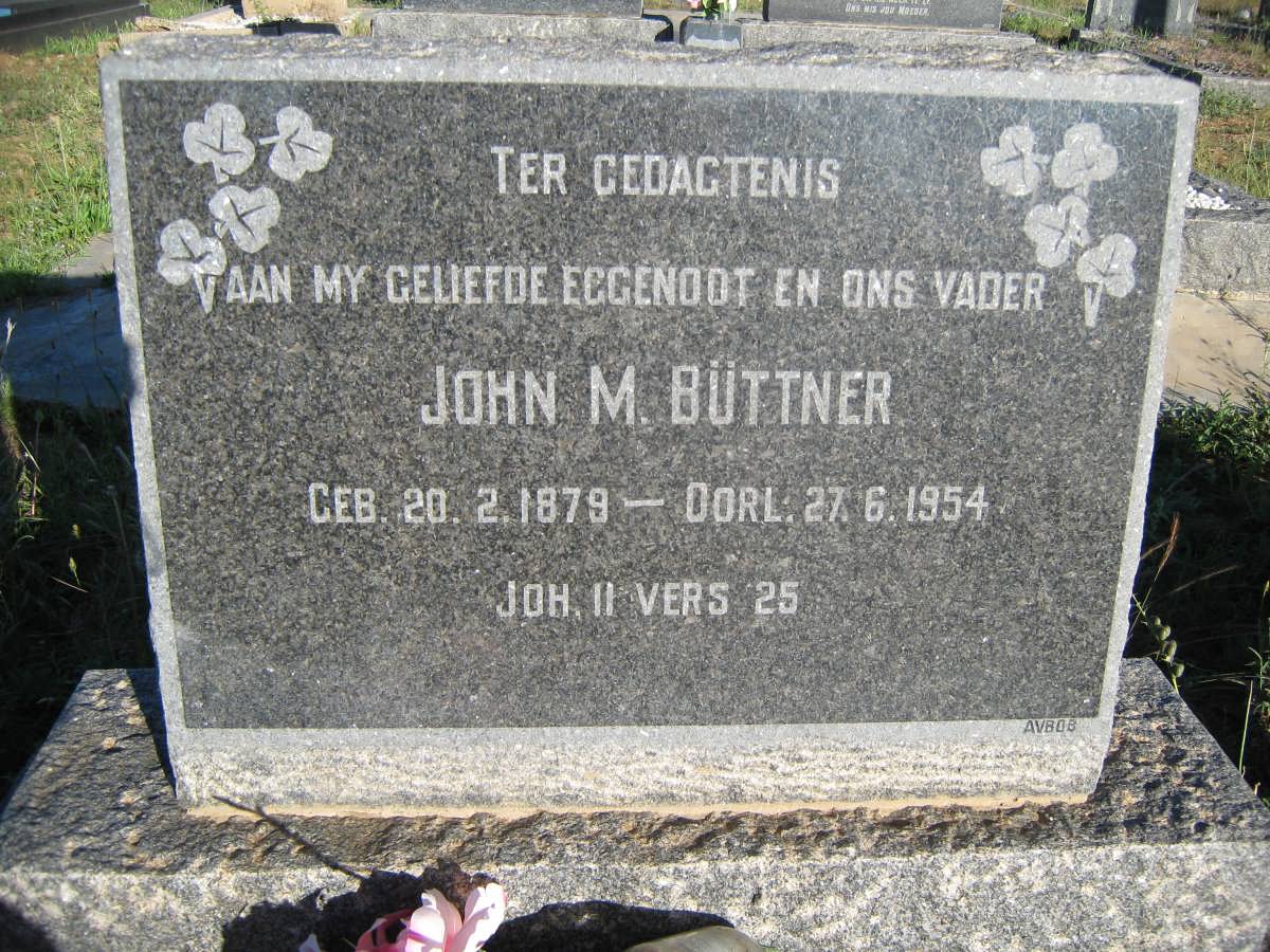 BUTTNER John M. 1879-1954