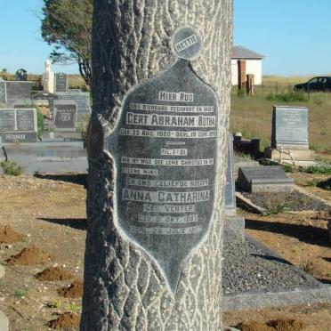 BOTHA Gert Abraham 1886-1943 &amp; Anna Catharina VENTER 1887-1967