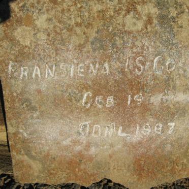 COETZEE Fransiena I.S. -1887