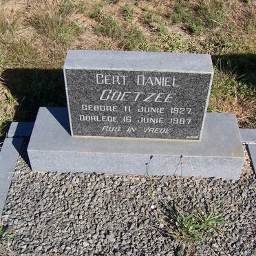 COETZEE Gert Daniel 1927-1987