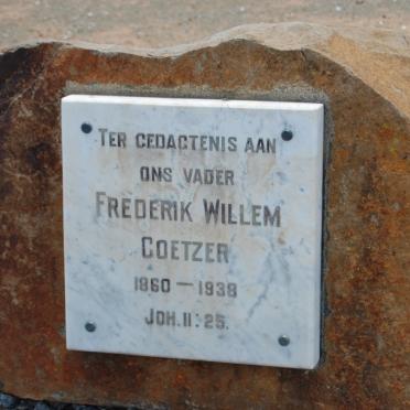 COETZER Frederik Willem 1860-1938